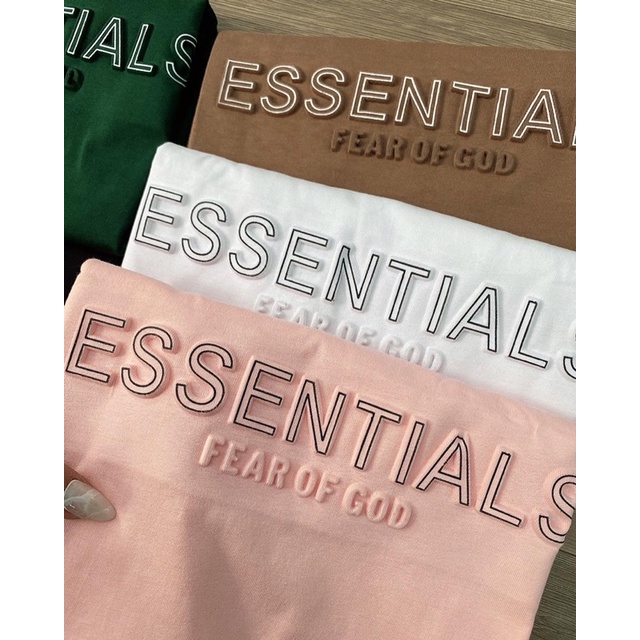 Áo thun Essentials in dập nổi siêu sang