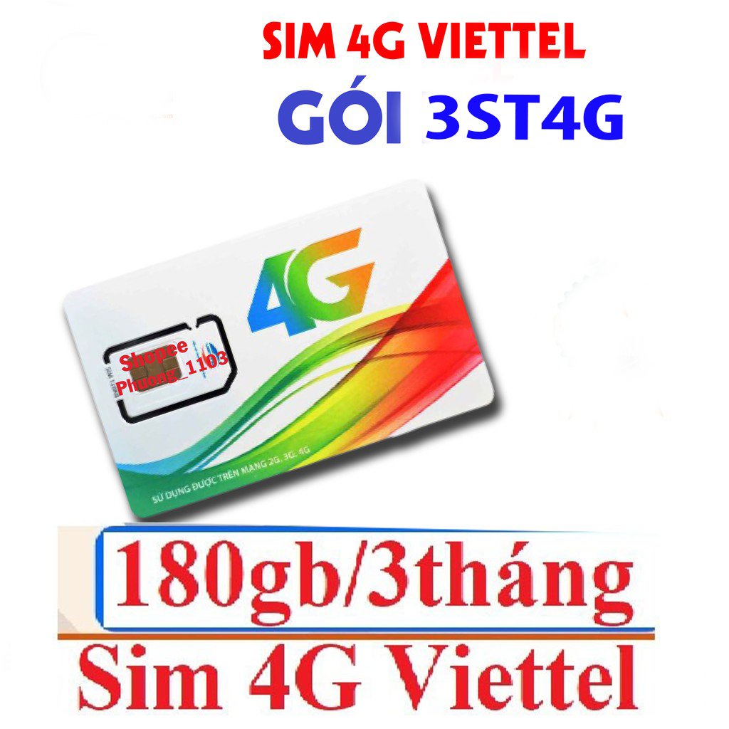 VIETTEL 3ST60N miễn phí 3 tháng đầu 2GB 1 ngày Phí gia hạn từ thnag tguws 4 60k/tháng thả ga data siêu lướt web