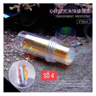 Giấy bóng kiếng ánh nhũ sáng ,trang trí nail