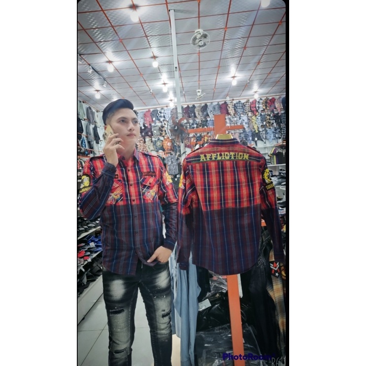 ( HOT ) ÁO SOMI TAY DÀI AFF THÊU CHỮ SAU LƯNG ) MÀU NĂNG ĐỘNG
