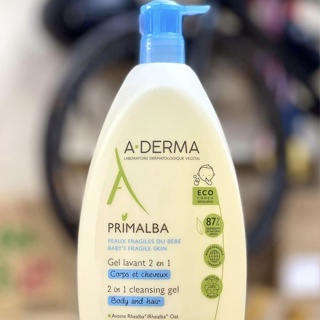 Nhập khẩu sữa tắm gội cho bé aderma primalba cleansing gel 2in1 750ml gel - ảnh sản phẩm 2