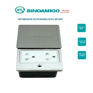 Ổ cắm âm sàn sinoamigo shp-m1s nắp trượt cao cấp
