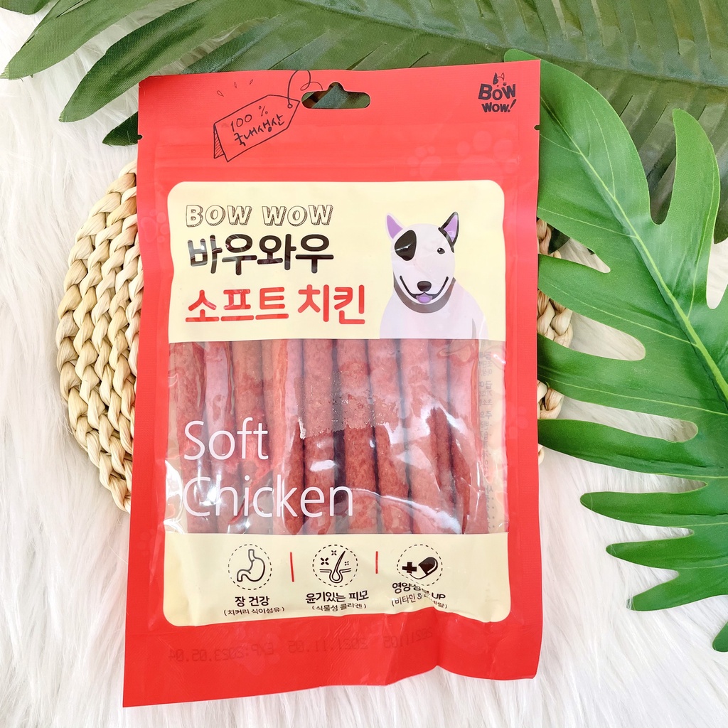 Bowwow Phô mai và Thịt que 50gr