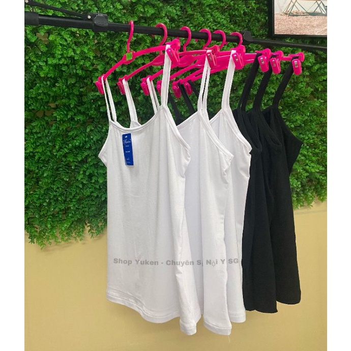 💟Áo Lót Nữ💟Cotton Dáng Dài-Áo Lá 2 Dây Mềm Mát Nhẹ Nhàng