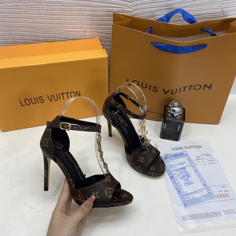 Cao Gót LV Đen Nâu Full Size 35-39  -  By Anh Dinh Phuong