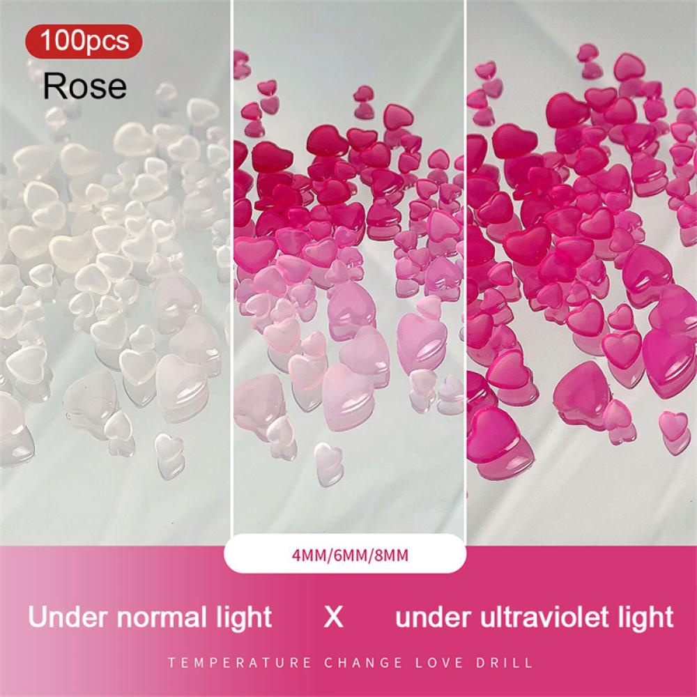 Bộ 100 Miếng Dán Móng Tay Trong Suốt M1S7 DIY