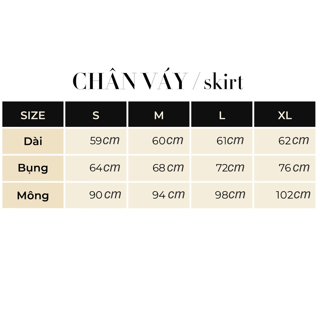 Chân váy dạ tweed họa tiết kẻ SIXDO