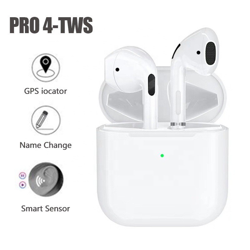 Tai nghe bluetooth tws màu trắng không dây hifi phong cách thể thao cho android IOS Kimmese222