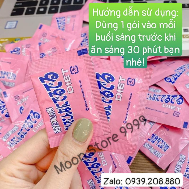 Viên uống giảm cân 12kg Minami Kendai Eat &amp; Diet Nhật Bản