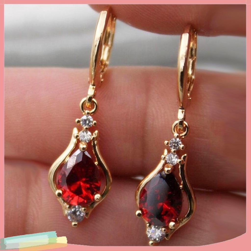 1 đôi khuyên tai nữ phong cách vintage xinh xắn