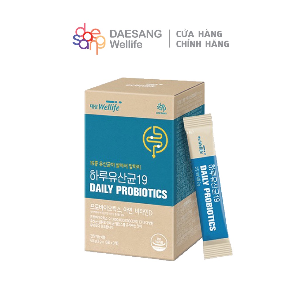 Men vi sinh Daesang Wellife Probiotics 19 hộp 30 gói