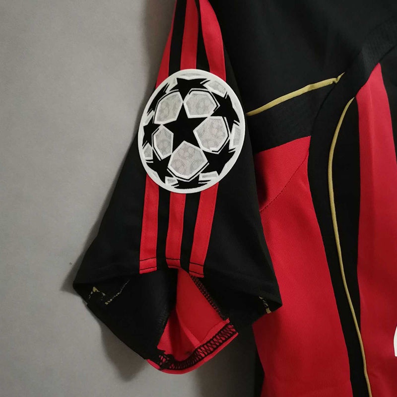 Bộ Quần Áo Bóng Đá Đội Nhà Ronaldo Kamardini Champions League 0607ac Milan