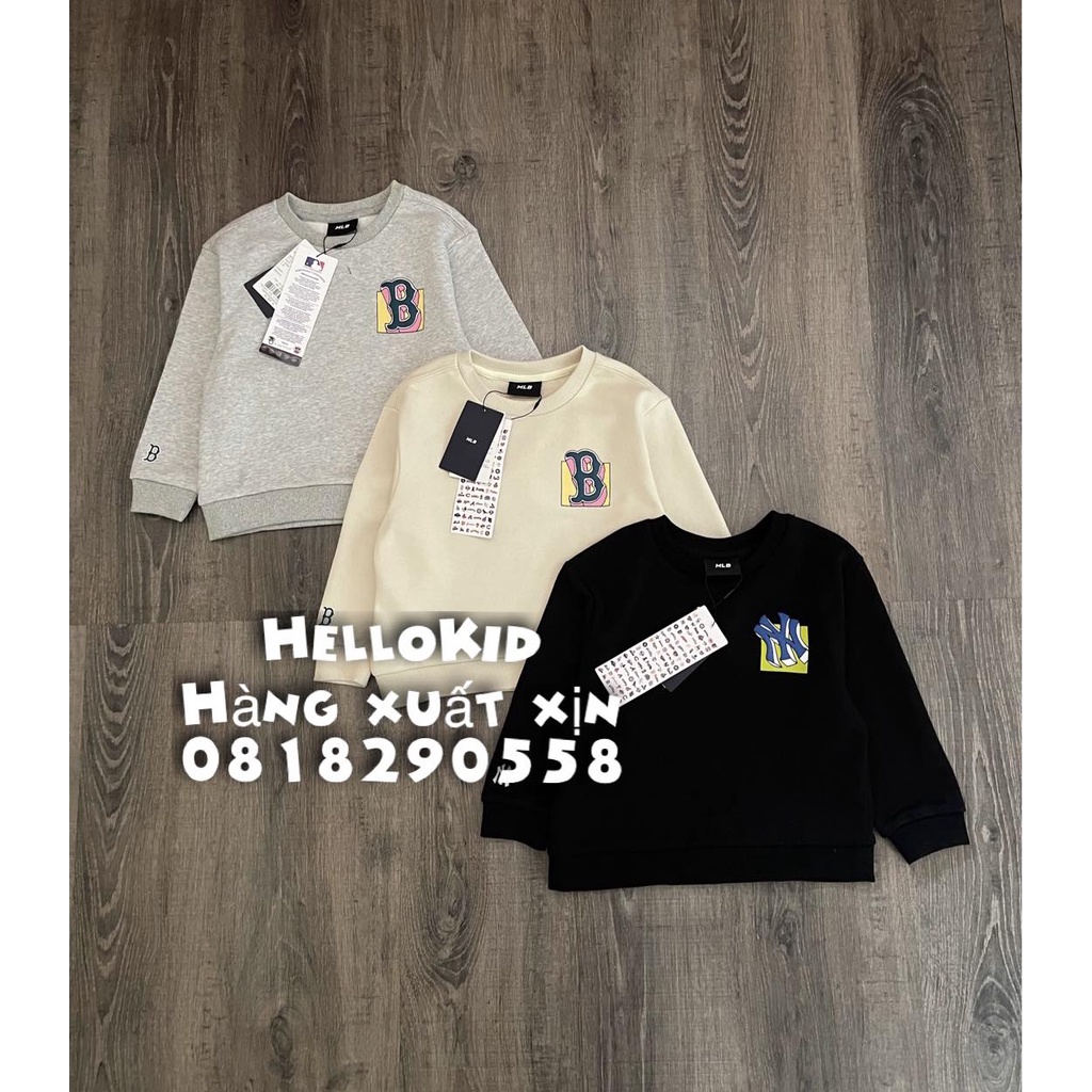 A879-Áo nỉ chữ in sau cho bé