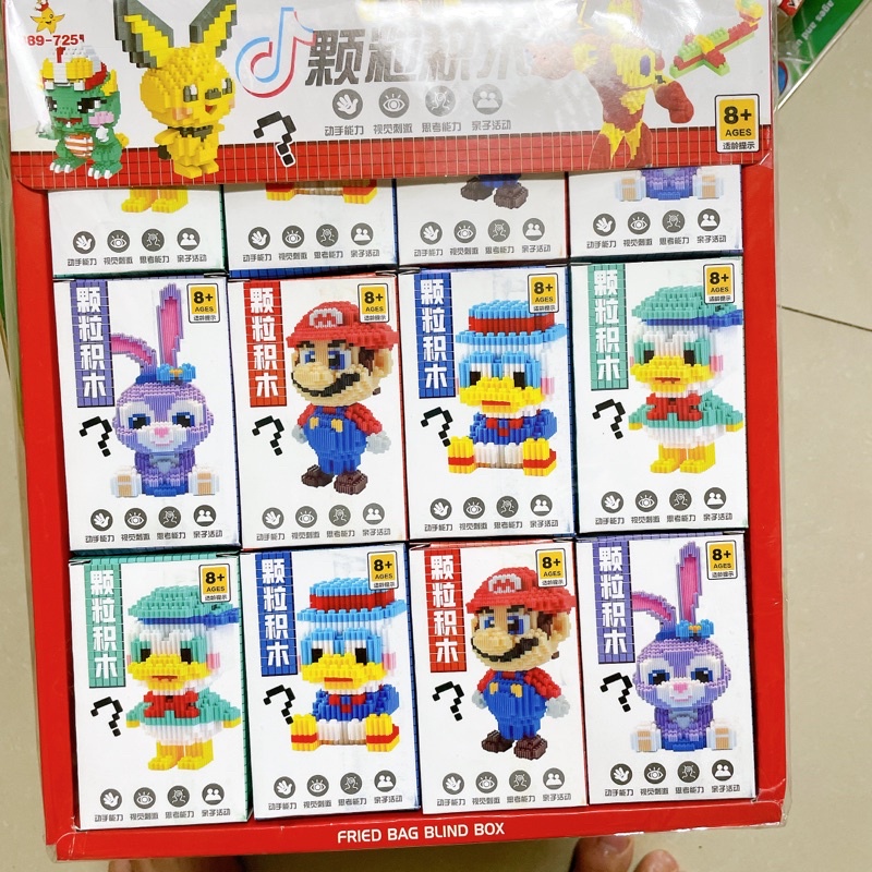 hộp đồ chơi lêgo xếp hình tuyệt đẹp.24 hộp nhỏ