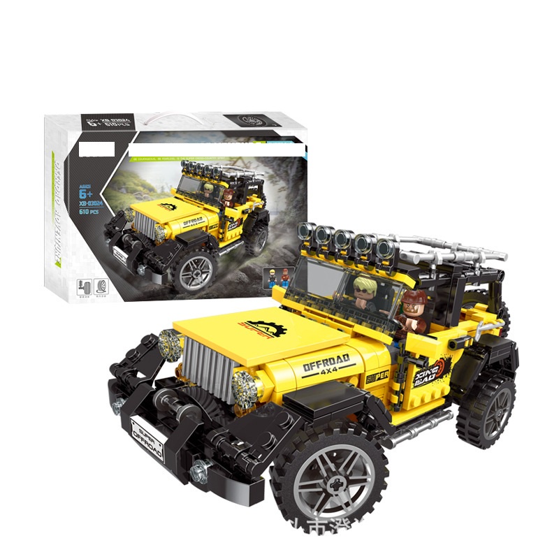 Lắp ráp mô hình xe XB-03024 -610 chi tiết
