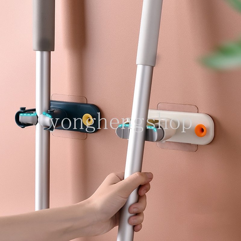 Giá Đỡ Cây Lau Nhà / Cây Lau Nhà Gắn Tường Không Cần Khoan Tiện Dụng Cho Nhà Tắm