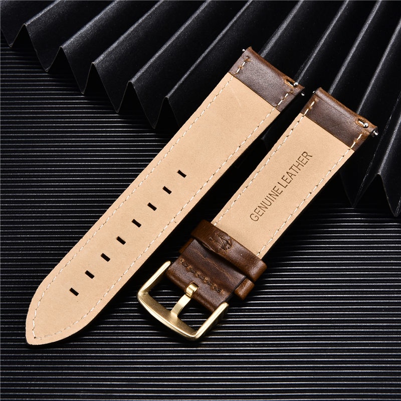 Dây Đeo Cổ Tay Bằng Da Thật Tháo Lắp Nhanh Cho HUAWEI WATCH 3 Pro GT3 Pro GT2 GT 2 46mm 42mm