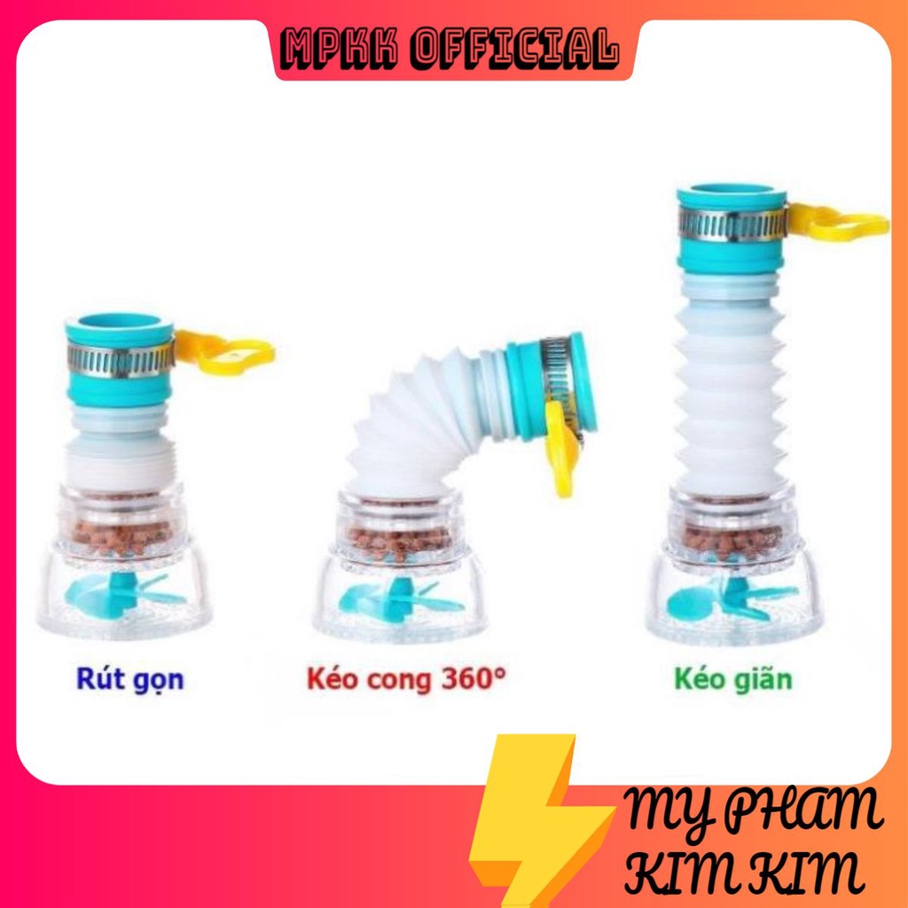 Đầu Vòi Lọc Nước Xoay 360 Độ - Đầu Lọc Gắn Vòi Nước Bồn Rửa Chén Bát