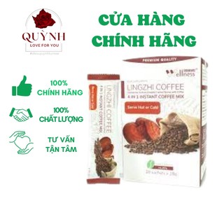 Cà phê sức khỏe, sắc đẹp lingzhi coffee- cà phê linh chi 18gr/gói *20 gói/hộp