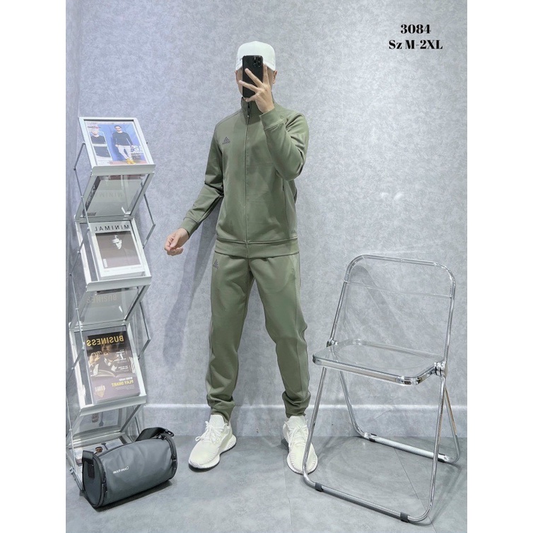 Bộ quần áo thể thao nam Adidas mùa đông cao cấp  Hàng loại 1 Bộ thu đông nam mặc nhà dài tay dày dặn