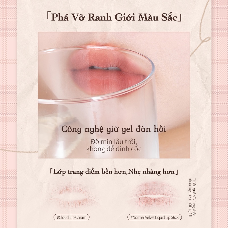 Son kem trang điểm FLOWER KNOWS mềm mịn dưỡng ẩm lâu trôi chăm sóc đôi môi 4.5ml