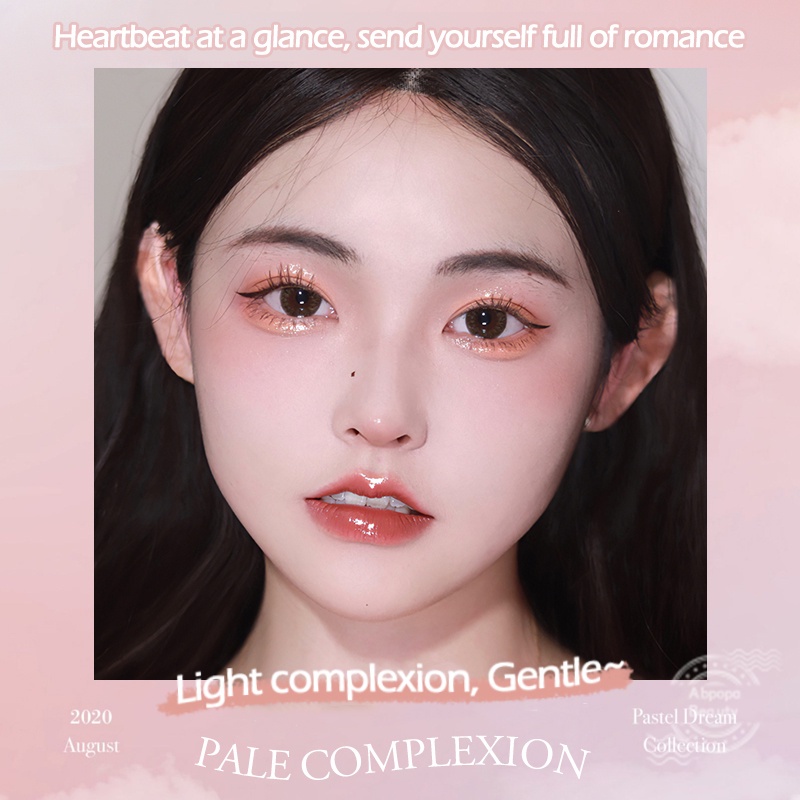 NOVO® 6 màu Bảng phấn mắt sắc độ lấp lánh mềm mượt trang điểm mắt tinh tế không thấm nước 7g