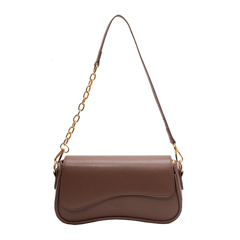 Túi Đeo Chéo Hình Vuông Cỡ Nhỏ Phối Dây Đeo Sợi Xích Thời Trang Cho Nữ