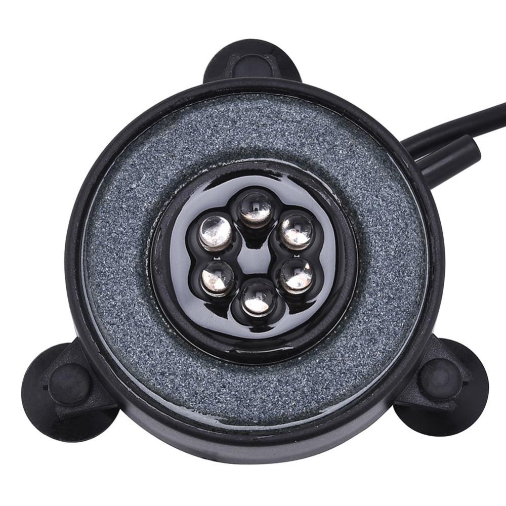 SUENIN Đèn LED Nhiều Màu Sắc Hình Tròn Chống Thấm Nước Trang Trí Bể Cá