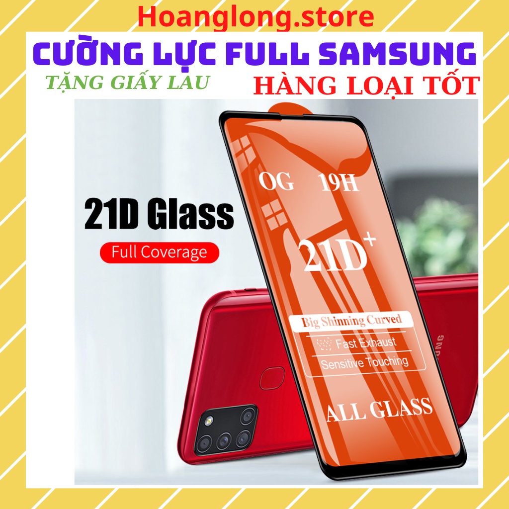 Kính cường lực cho Samsung Galaxy A10/20/30/11/70E/02/02S/12/21 M10/20/30S/11/21/31 F02S/12/22/52 Prime 2021 4G 5G