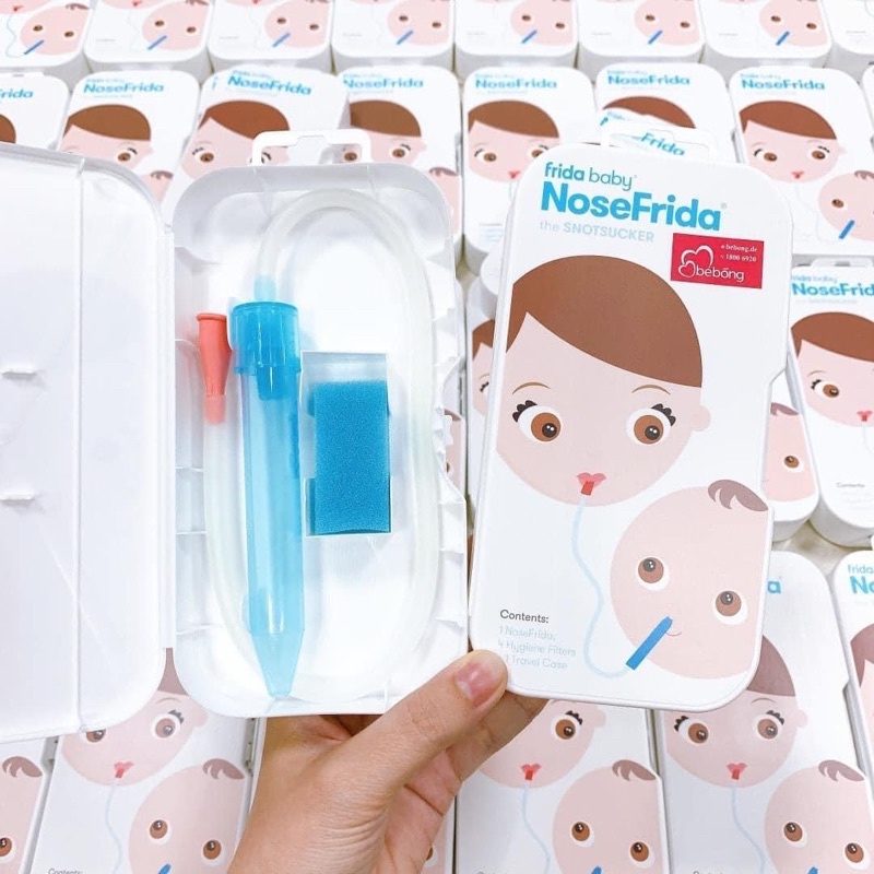Dụng cụ hút mũi Nosefrida Thụy Điển cho bé từ 0-3 tuổi, mẫu mới