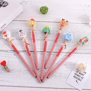 50 bút chì hình Noel giáng sinh/bút chì sọc đầu tẩy
