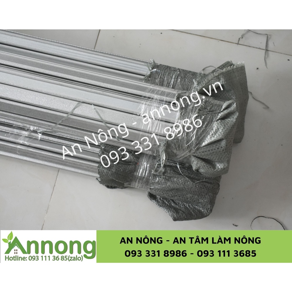 Combo 10m Thanh Nẹp Ziczac Gài Nhà Kính, Lưới Che Nắng