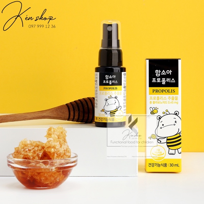 Xịt keo ong Hamsoa Lonicera Hàn Quốc 30ml date 2025