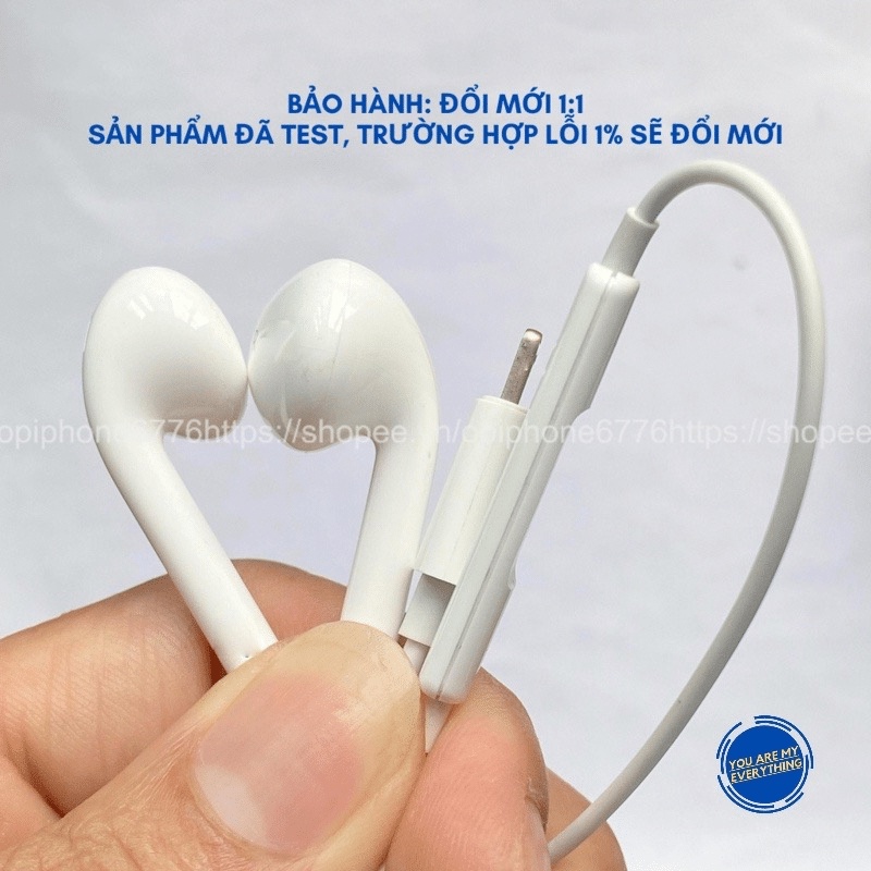 Tai nghe 7plus/8plus/x/xsmax tương thích với dòng 7plus/x/xsmax/11promax/12promax/13 promax