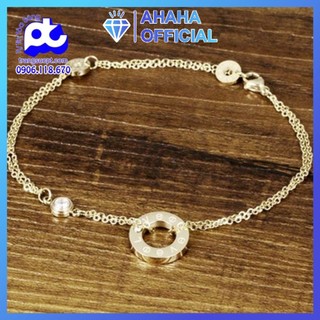 Lắc chân nữ titan cao cấp sang trọng phong cách hàn quốc cao cấp không đen - BB_LC_46