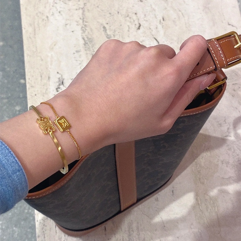 Vòng Tay Mạ Vàng Thời Trang Hàn Quốc Arc de Triomphe Chất Lượng Cao Cho Nữ