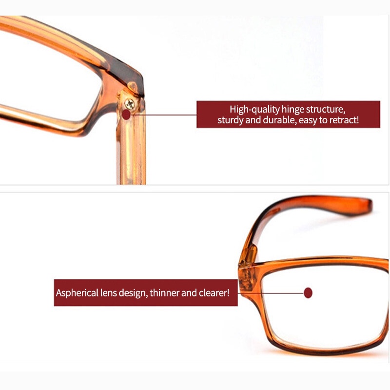 Kính Đọc Sách HD Chuyên Dụng Cho Unisex + 1.0 + 1.5 + 2.0 + 2.5 + 3.0 + 3.5 + 4.0