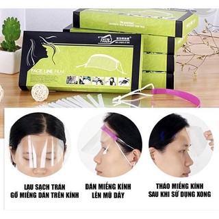 Bộ 50 Miếng Dán Che Mặt Làm Hoá Chất Và Cắt, Nhuộm Tóc