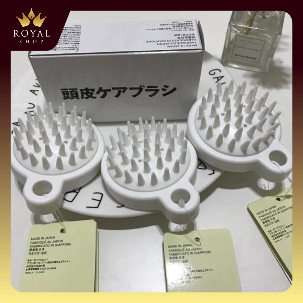 Lược gội đầu Silicone Nhật - mát xa da đầu - giảm rụng tóc - kích thích mọc tóc, matxa da đầu, trị gàu dưỡng tóc