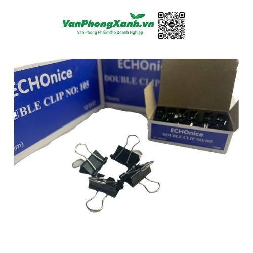 Kẹp sắt đen echo 19mm(NO.107)