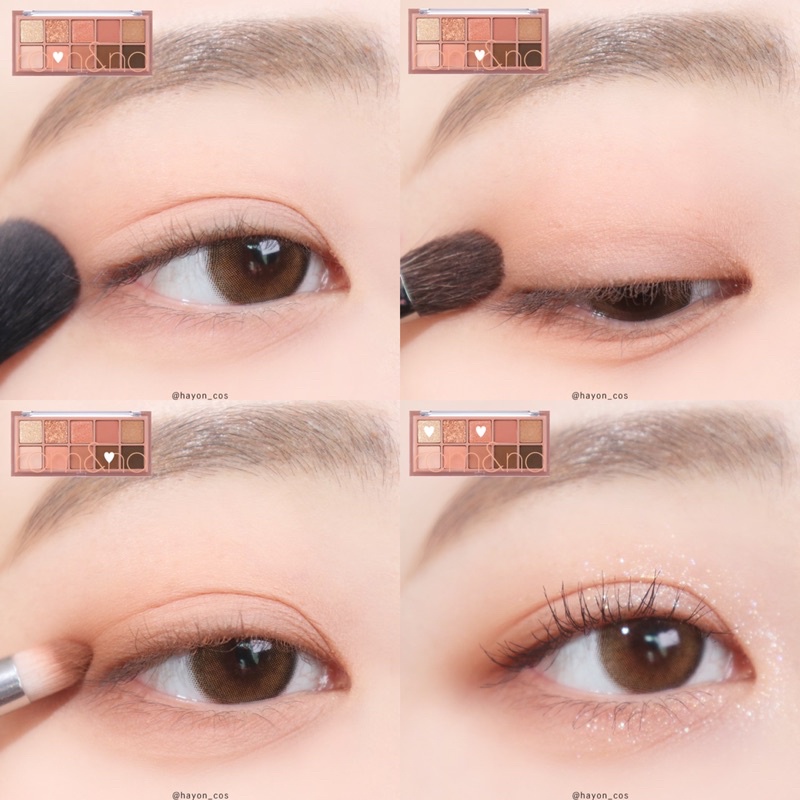 Có sẵn - Bảng phấn mắt ROMAND số 01 Pampas Garden tone hồng cam trẻ trung