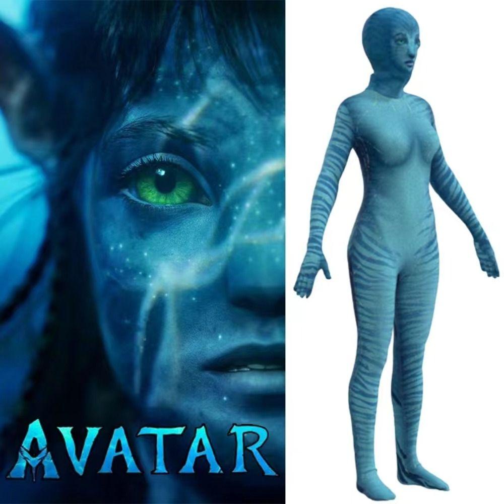 Bộ Áo Liền Quần Hóa Trang Nhân Vật Avatar The Way of Water Movie 26EDIE Cho Bé Gái