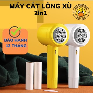 Máy cắt lông xù quần áo 2in1 Kiêm Con Lăn Làm Sạch Quần Áo, Sạc USB Tiện Dụng-marker.official