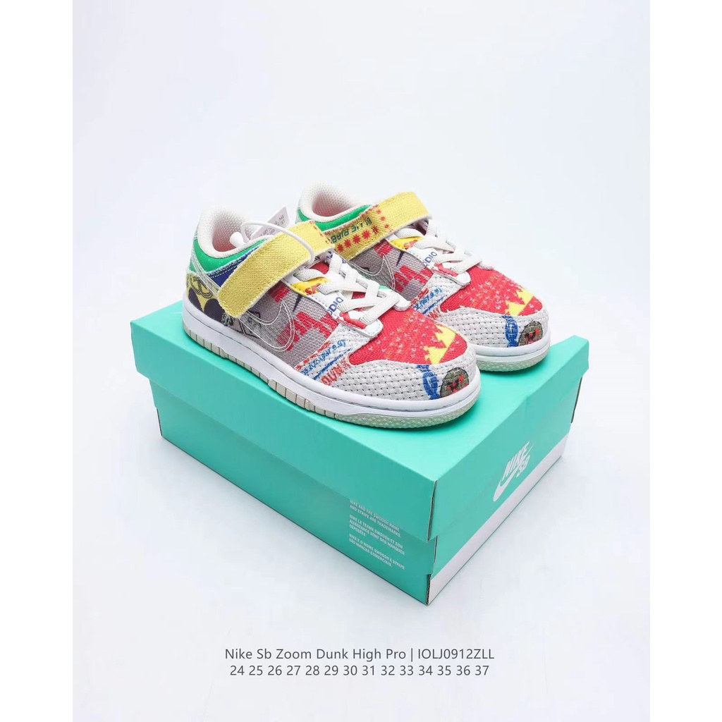 Giày Sneaker 288-Nike SB Khóa Dán Thời Trang Cho Bé