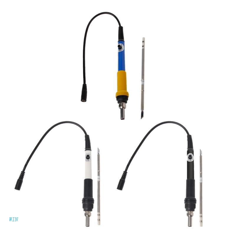 Mỏ Hàn Điện Mini T12 Có Thể Điều Chỉnh Nhiệt Độ Kèm Đầu Hàn 75W DC 12-24V