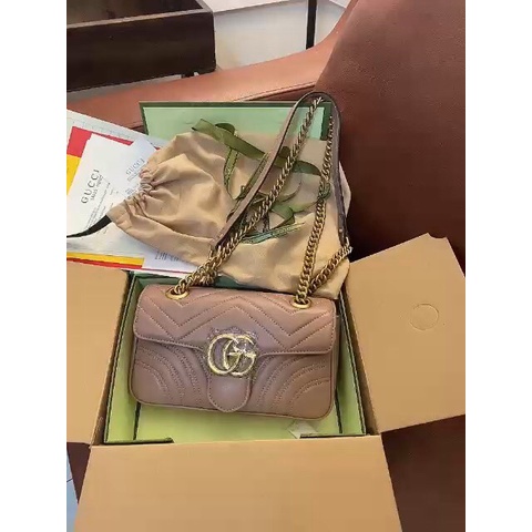 Túi Xách Nữ G.C Size 23cm Hàng Chuẩn VIP 2 Bocx Nam Châm Sịn Sò Y hình Bên Shop Chụp MTA890