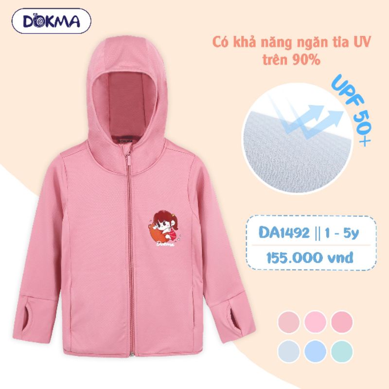 Áo khoác chống nắng vải mát lạnh Dokma DA1492