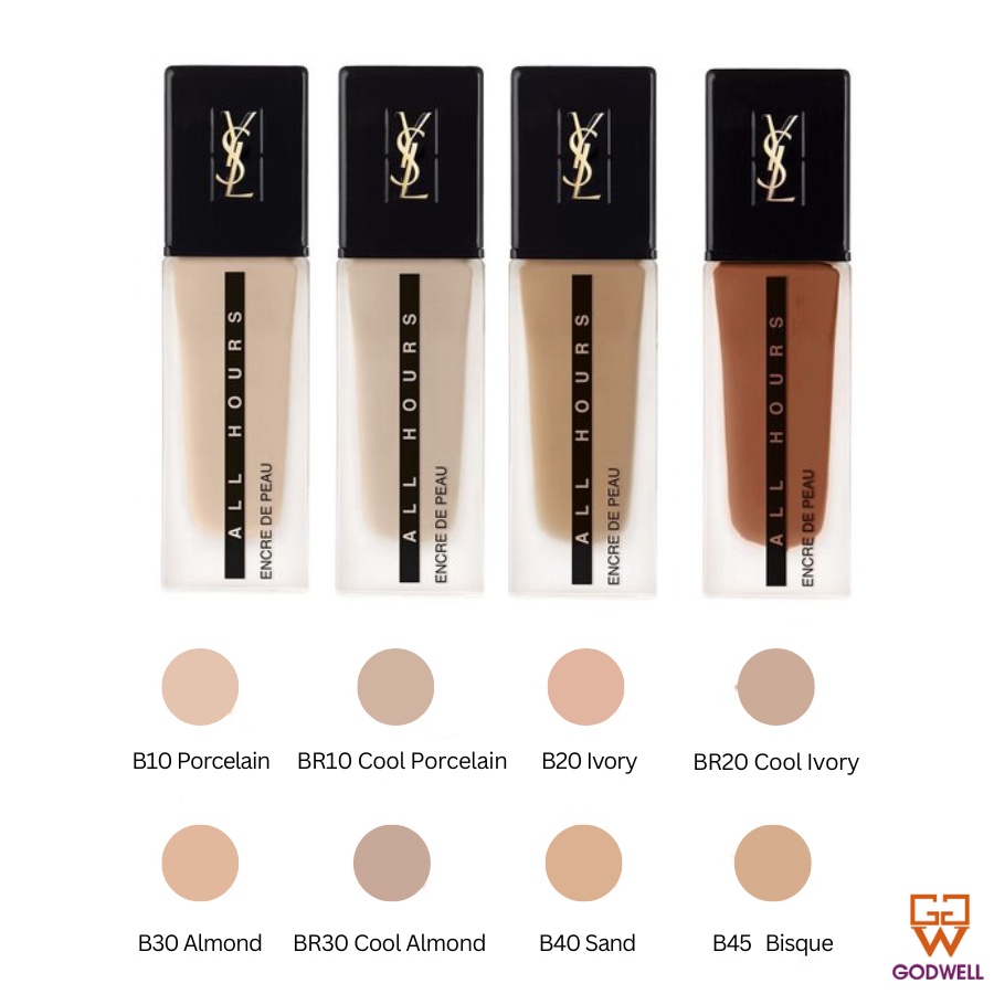 Kem Nền lâu trôi YSL All Hour Liquid Foundation SPF20 / PA +++