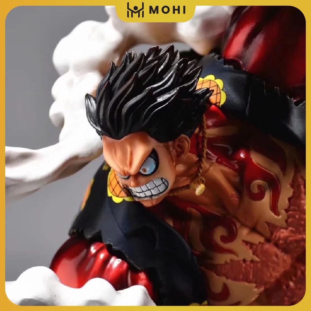 Mô Hình One Piece Luffy, Luffy Gear 4, Figure Tượng Luffy F.zero