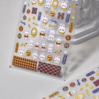 Sticker lụa 5d cao cấp mẫu mới dán móng tay nail